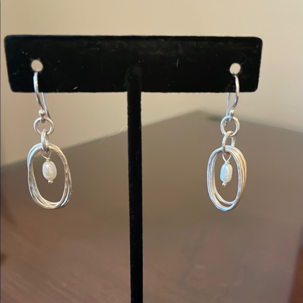 Elegant Silver Dangle Earrings